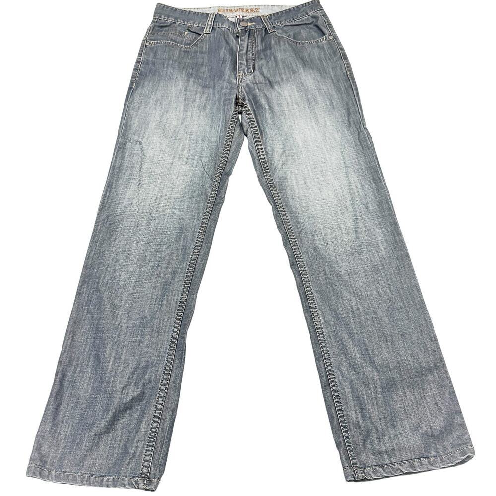 Burberry Brit Straight Leg Dark Wash Denim Jeans Size 32 - Picture 2 of 8